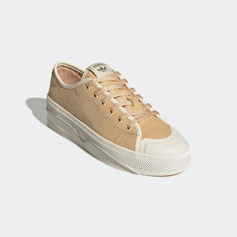 adidas Nizza 2 Low Leather Glow Orange / Ecru Tint / Core White (GX7314)