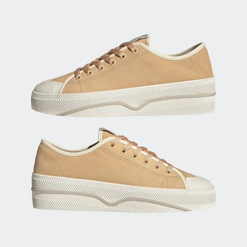 adidas Nizza 2 Low Leather Glow Orange / Ecru Tint / Core White (GX7314)