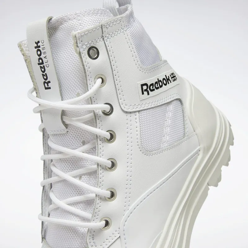 Reebok Club C Cleated Mid Schoenen Cloud White / Cloud White / Night Black