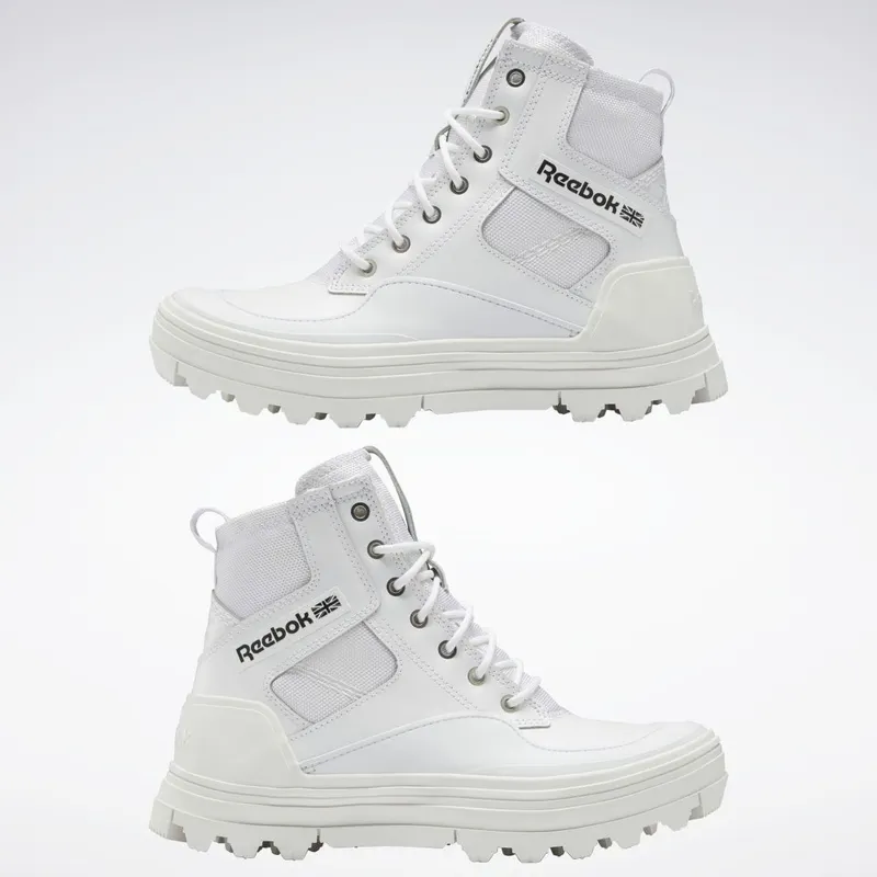 Reebok Club C Cleated Mid Schoenen Cloud White / Cloud White / Night Black