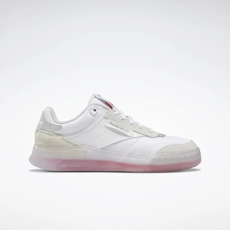 Reebok Club C Legacy Schoenen Cloud White / Silver Metallic / Cherry