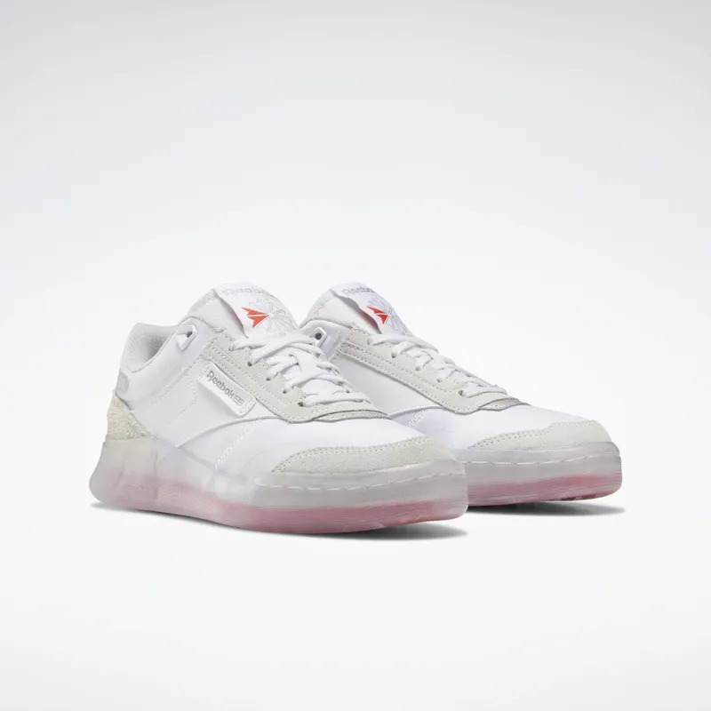 Reebok Club C Legacy Schoenen Cloud White / Silver Metallic / Cherry