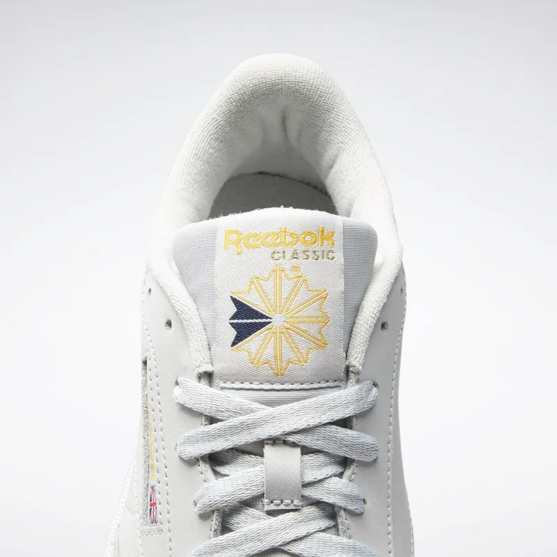 Reebok Club C 85 Schoenen Pure Grey 2 / Cloud White / Semi Solar Gold