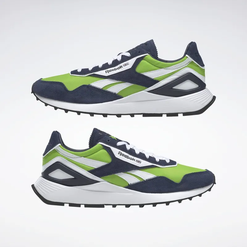 Reebok Classic Leather Legacy AZ Schoenen Semi Solar Green / Vector Navy / Cloud White