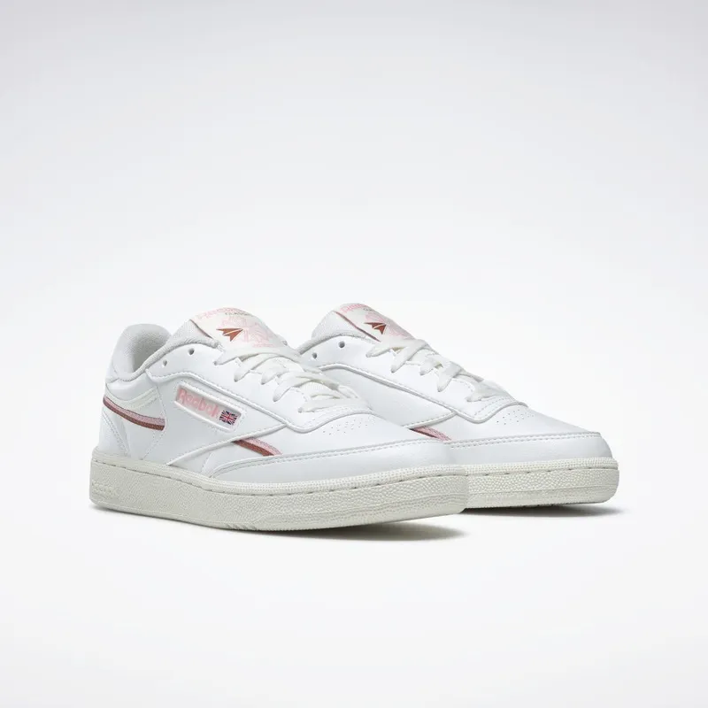 Reebok Club C 85 Vegan Schoenen Chalk / Pink Glow / Baked Earth