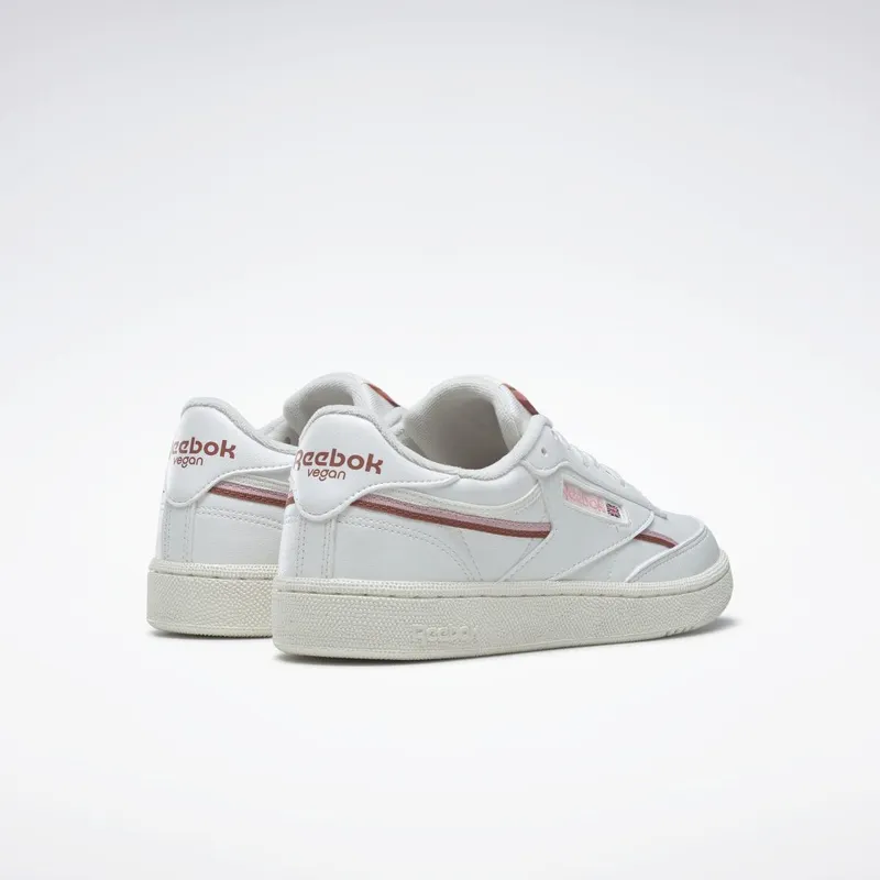 Reebok Club C 85 Vegan Schoenen Chalk / Pink Glow / Baked Earth