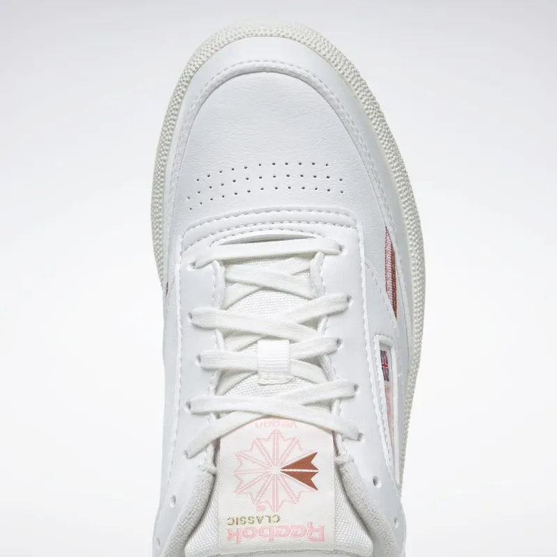Reebok Club C 85 Vegan Schoenen Chalk / Pink Glow / Baked Earth