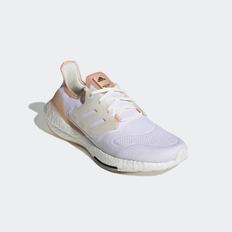 adidas Ultraboost 22 Made with Nature Core White / Core White / Halo Blush (GX8072)
