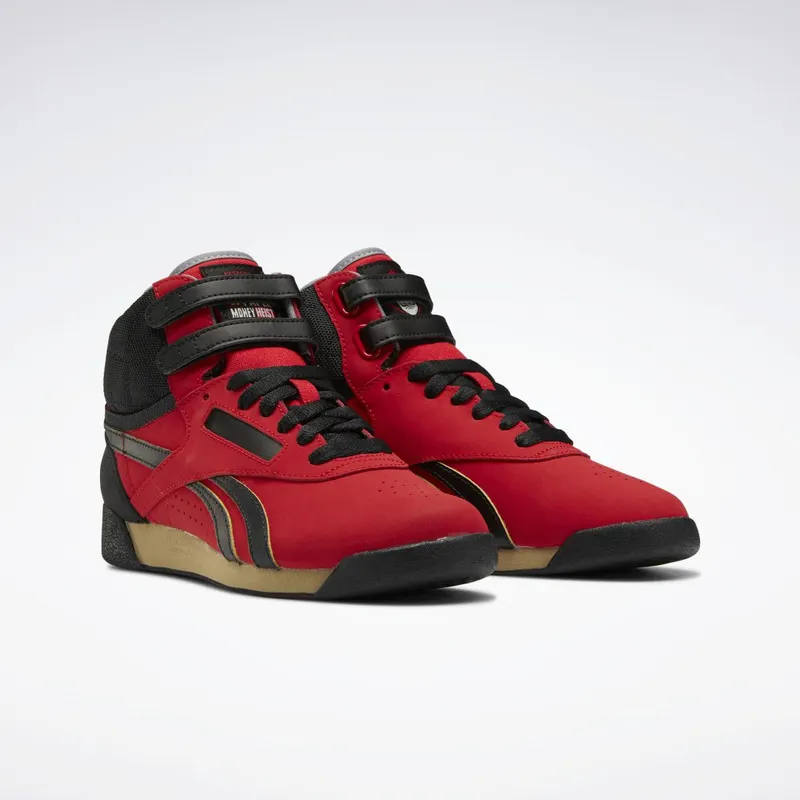 Reebok La Casa De Papel F/S Hi Schoenen Vector Red / Core Black / Utility Beige