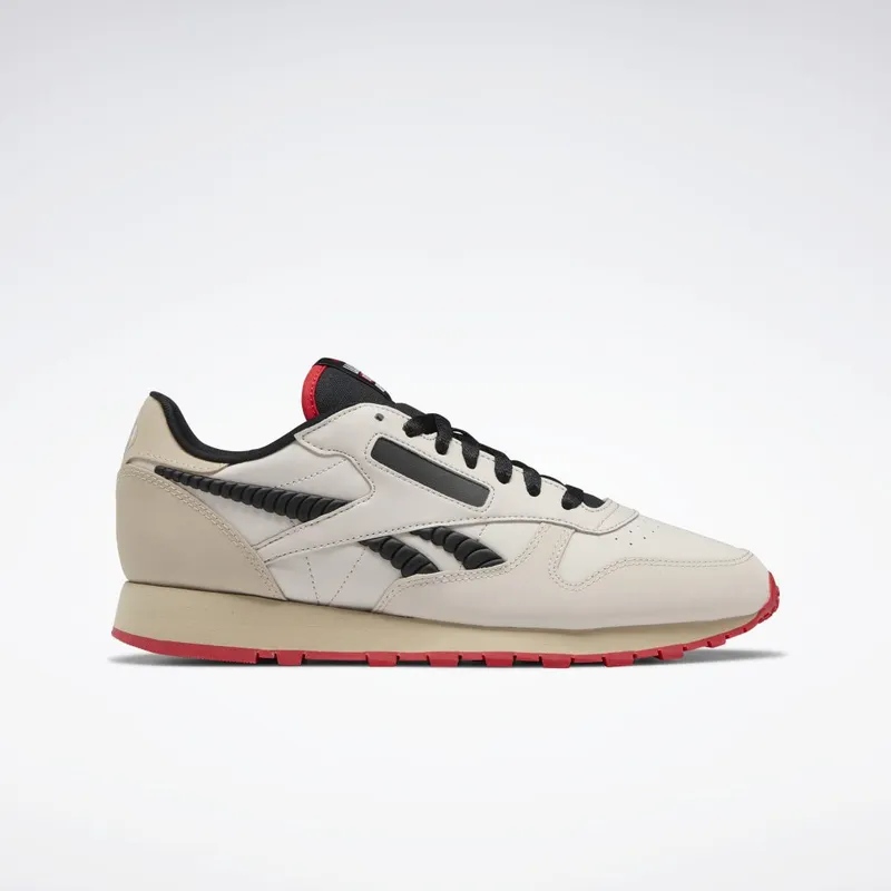 Reebok La Casa De Papel Classic Leather Schoenen Moon White / Pebble / Vector Red