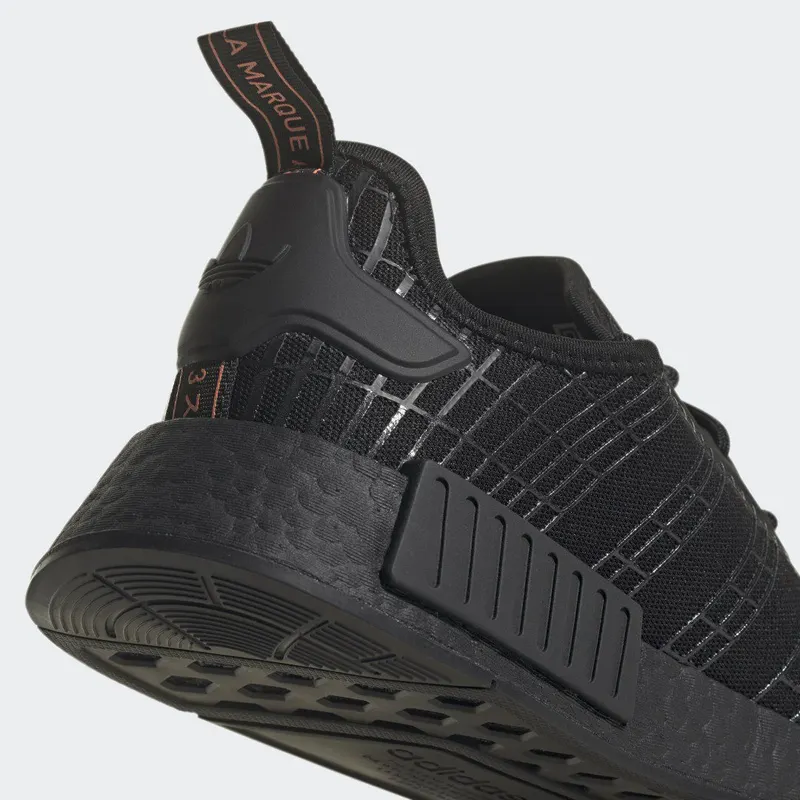 adidas NMD_R1 Core Black / Core Black / Beam Orange (GX9529)