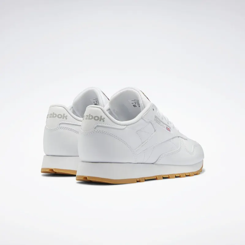 Reebok Classic Leather Schoenen Cloud White / Pure Grey 3 / Reebok Rubber Gum-03