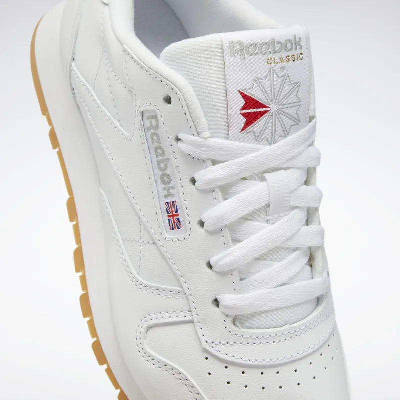Reebok Classic Leather Schoenen Cloud White / Pure Grey 3 / Reebok Rubber Gum-03