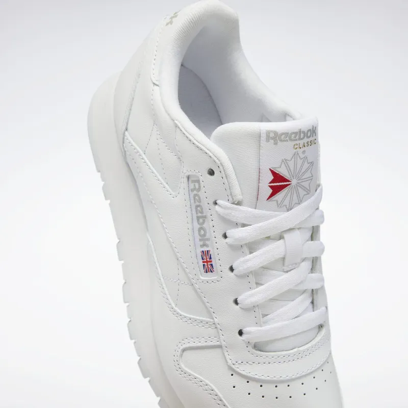 Reebok Classic Leather Schoenen Cloud White / Cloud White / Pure Grey 3