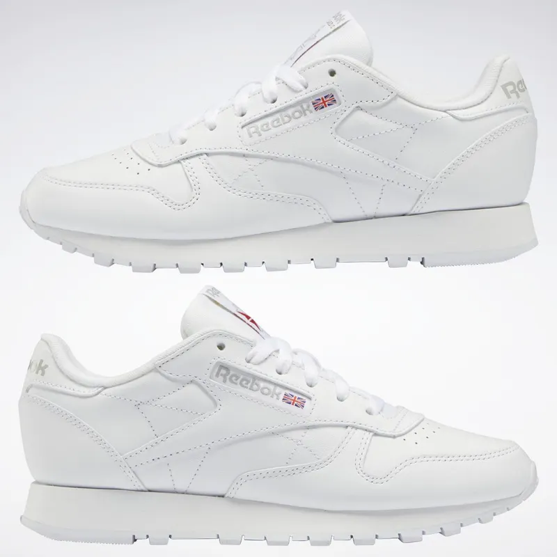 Reebok Classic Leather Schoenen Cloud White / Cloud White / Pure Grey 3