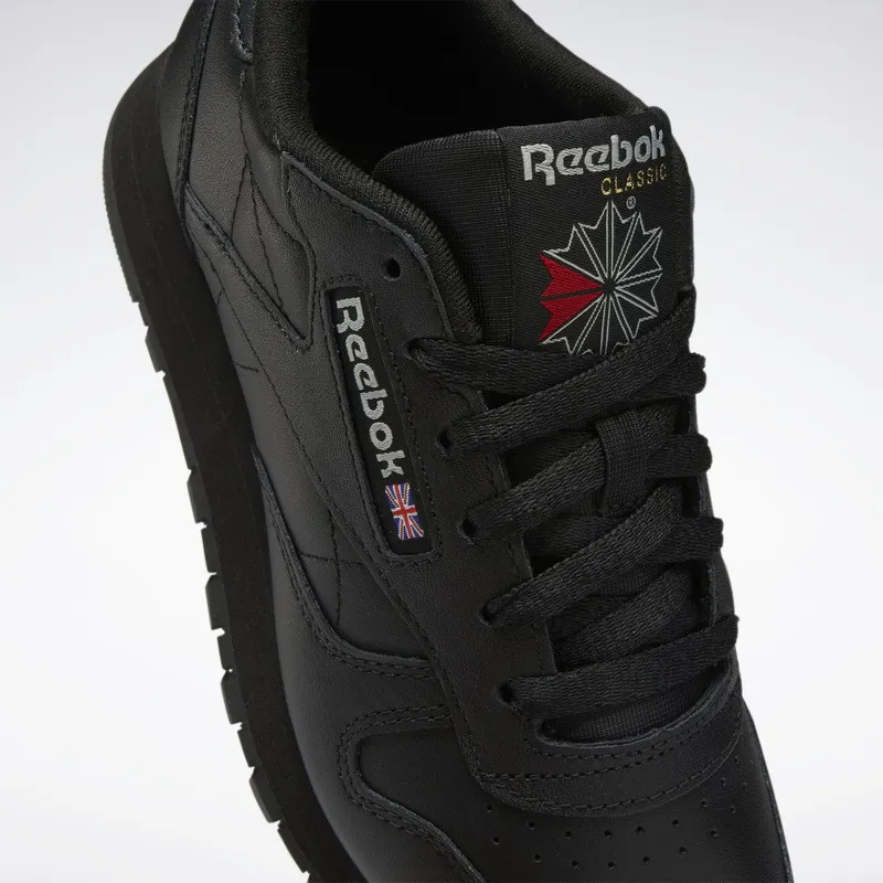 Reebok Classic Leather Schoenen Core Black / Core Black / Pure Grey 5