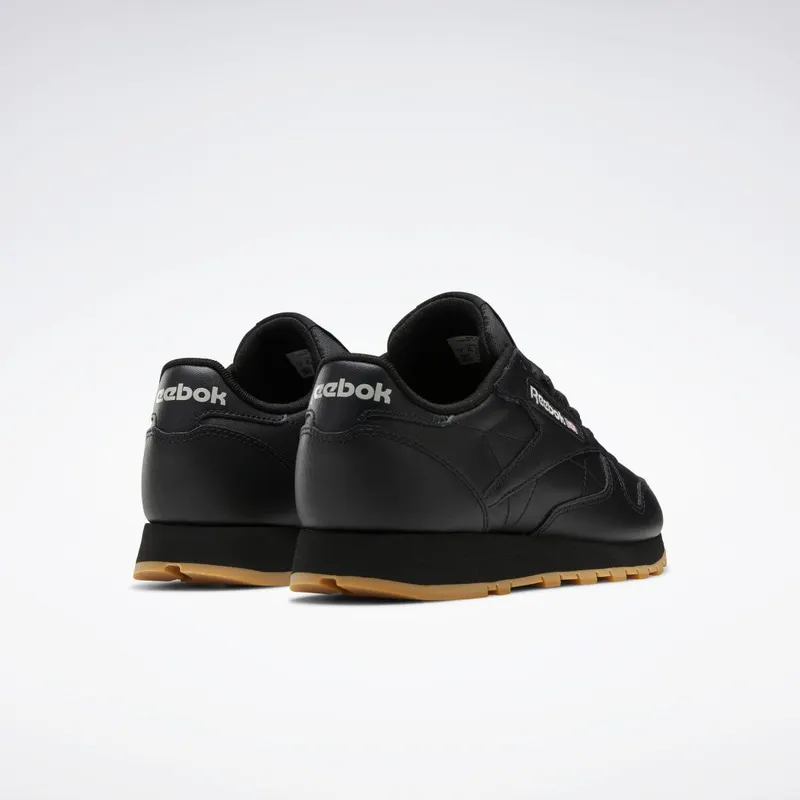 Reebok Classic Leather Schoenen Core Black / Pure Grey 5 / Reebok Rubber Gum-03