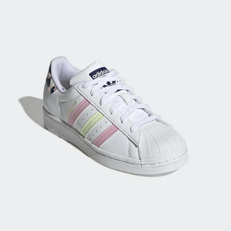 adidas Superstar Cloud White / Almost Lime / True Pink (GY3330)