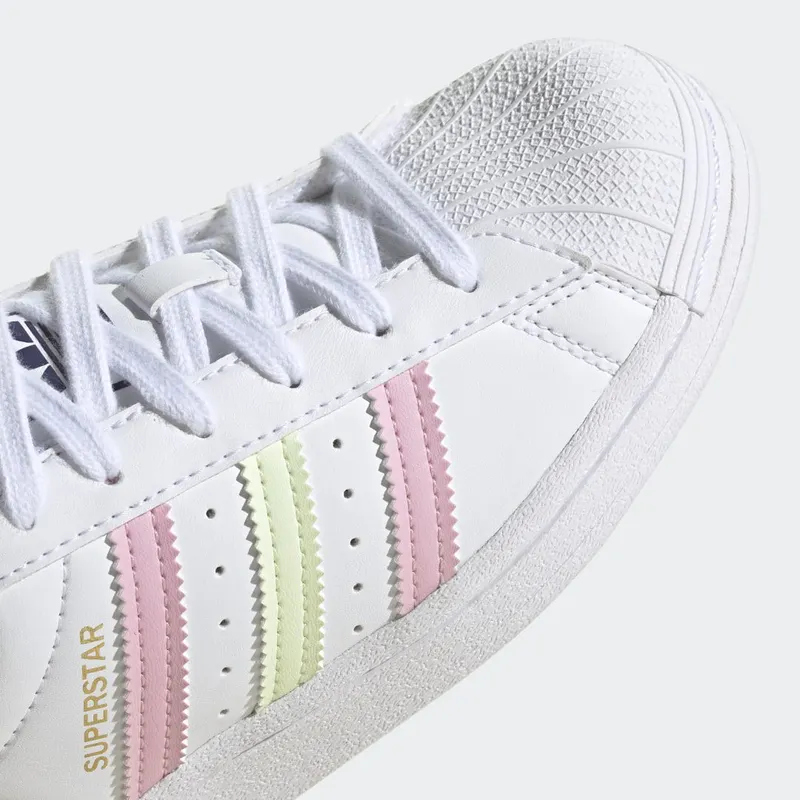 adidas Superstar Cloud White / Almost Lime / True Pink (GY3330)