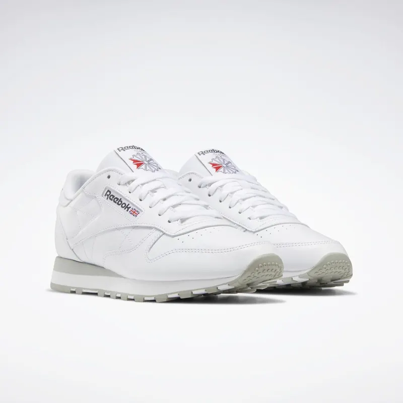 Reebok Classic Leather Schoenen Cloud White / Pure Grey 3 / Pure Grey 7
