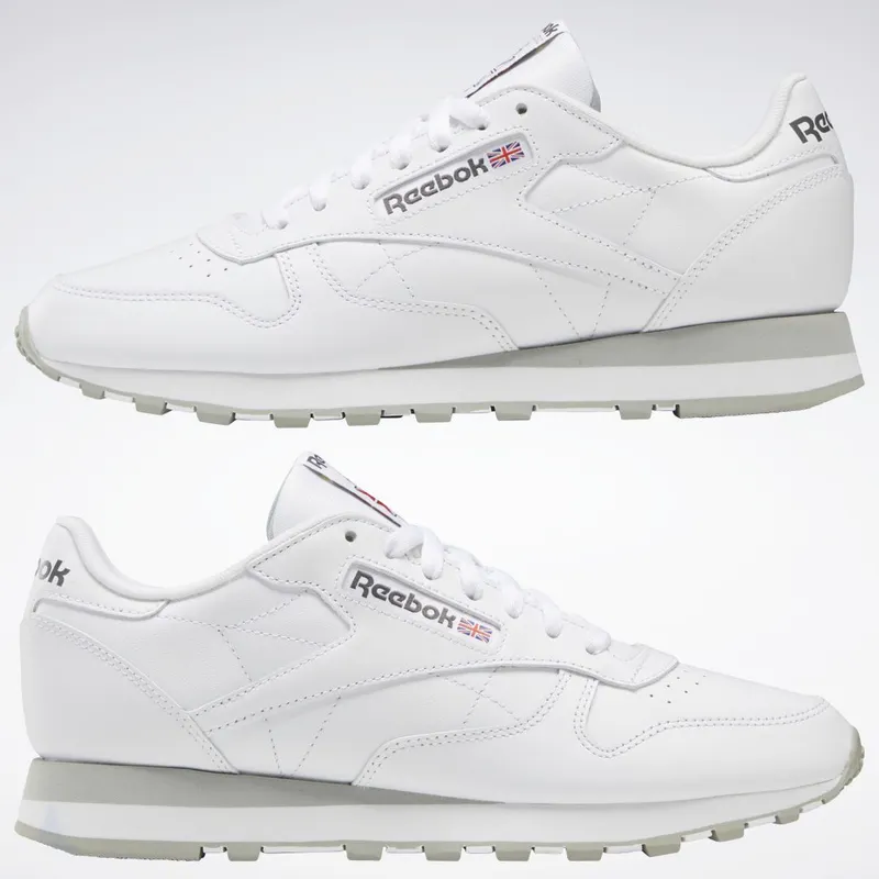 Reebok Classic Leather Schoenen Cloud White / Pure Grey 3 / Pure Grey 7