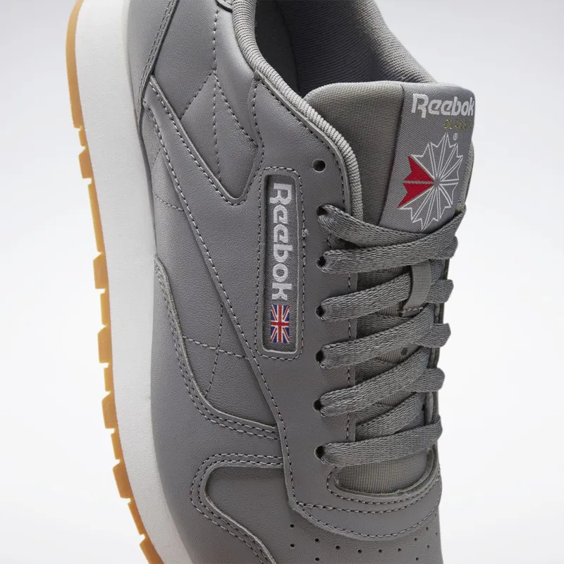 Reebok Classic Leather Schoenen Pure Grey 5 / Cloud White / Reebok Rubber Gum-03