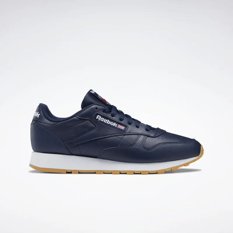 Reebok Classic Leather Schoenen Vector Navy / Cloud White / Reebok Rubber Gum-03