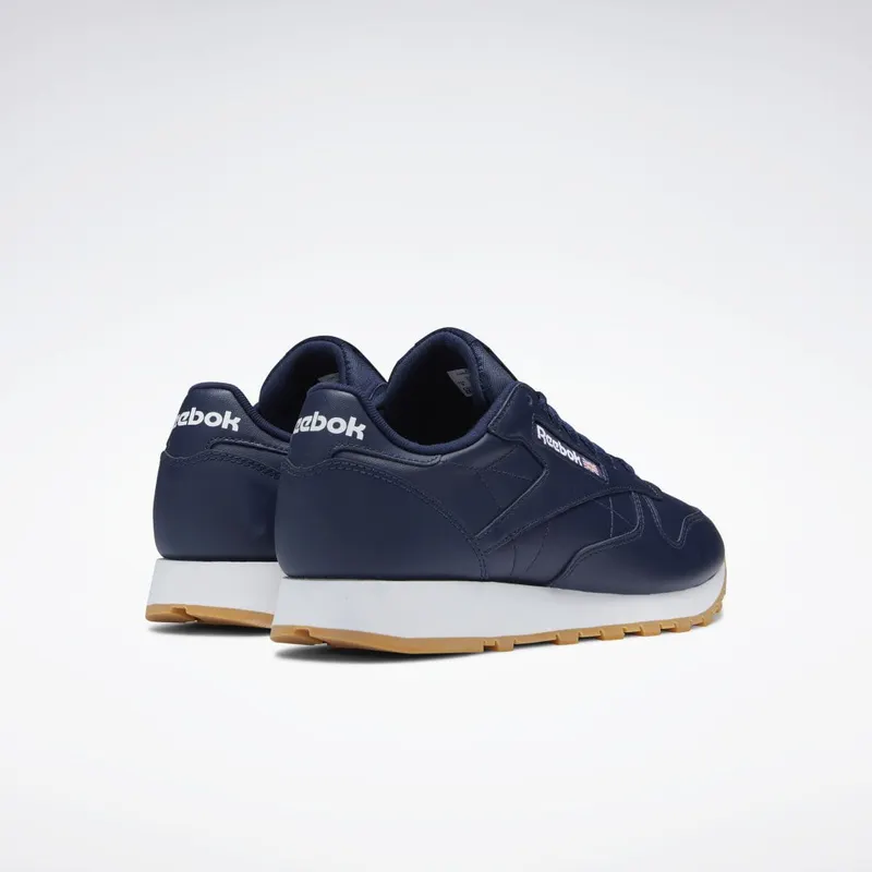 Reebok Classic Leather Schoenen Vector Navy / Cloud White / Reebok Rubber Gum-03