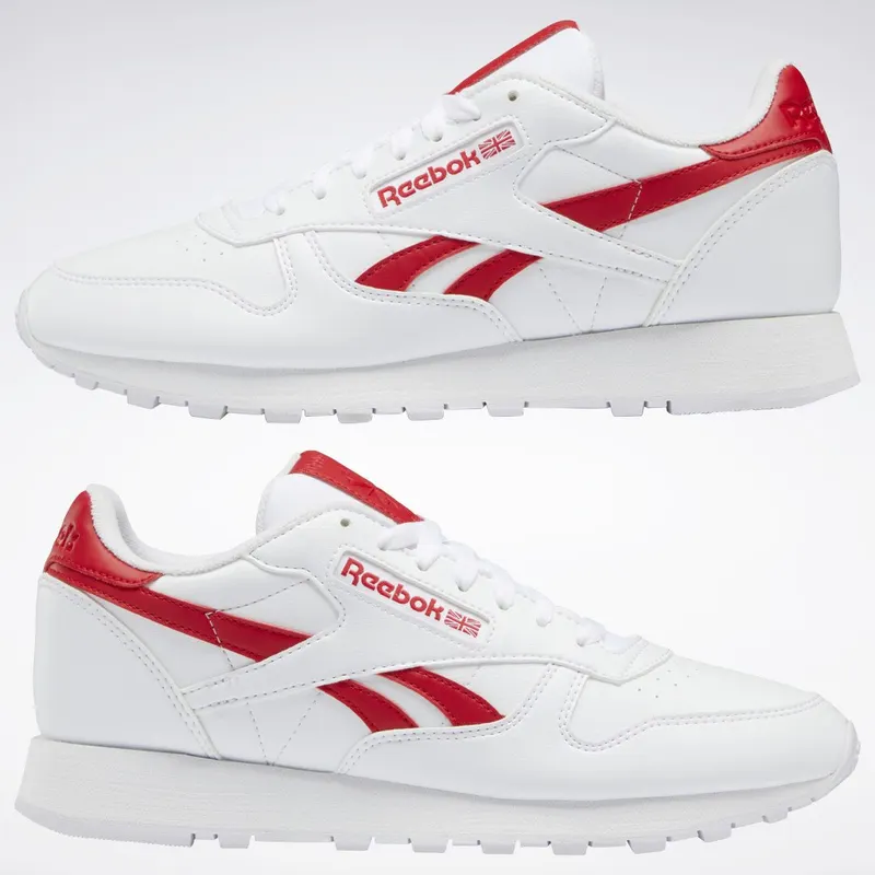 Reebok Classic Vegan Schoenen Cloud White / Vector Red / Cloud White