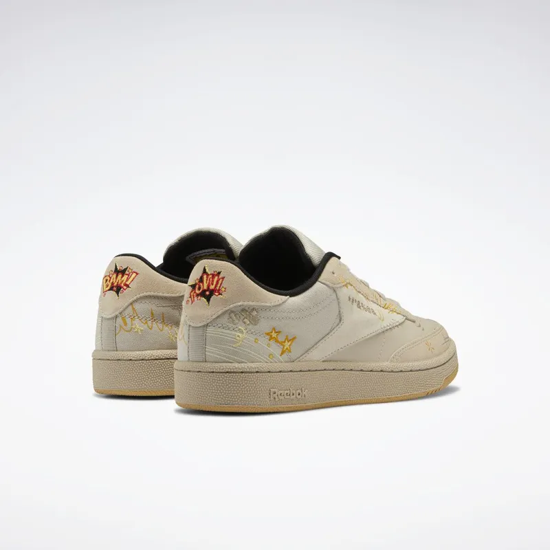 Reebok Looney Tunes Club C 85 Schoenen Pebble / Core Black / Bright Ochre