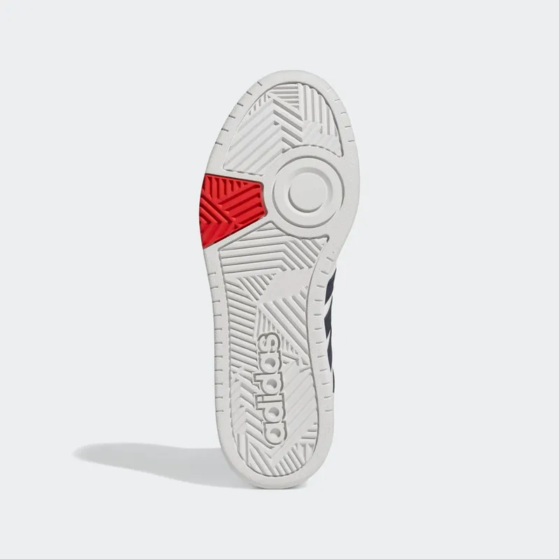 adidas Hoops 3.0 Mid Classic Vintage Cloud White / Legend Ink / Vivid Red (GY5543)