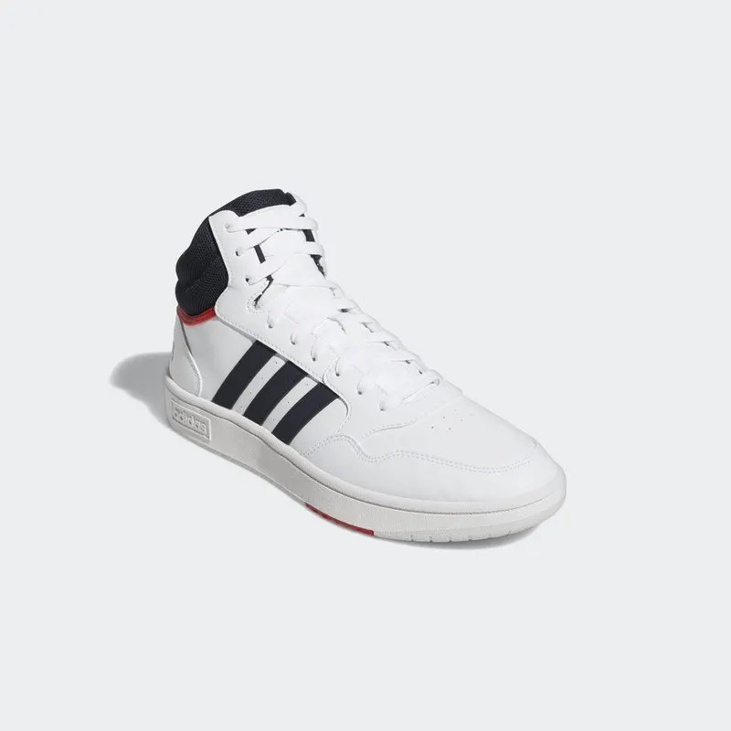 adidas Hoops 3.0 Mid Classic Vintage Cloud White / Legend Ink / Vivid Red (GY5543)