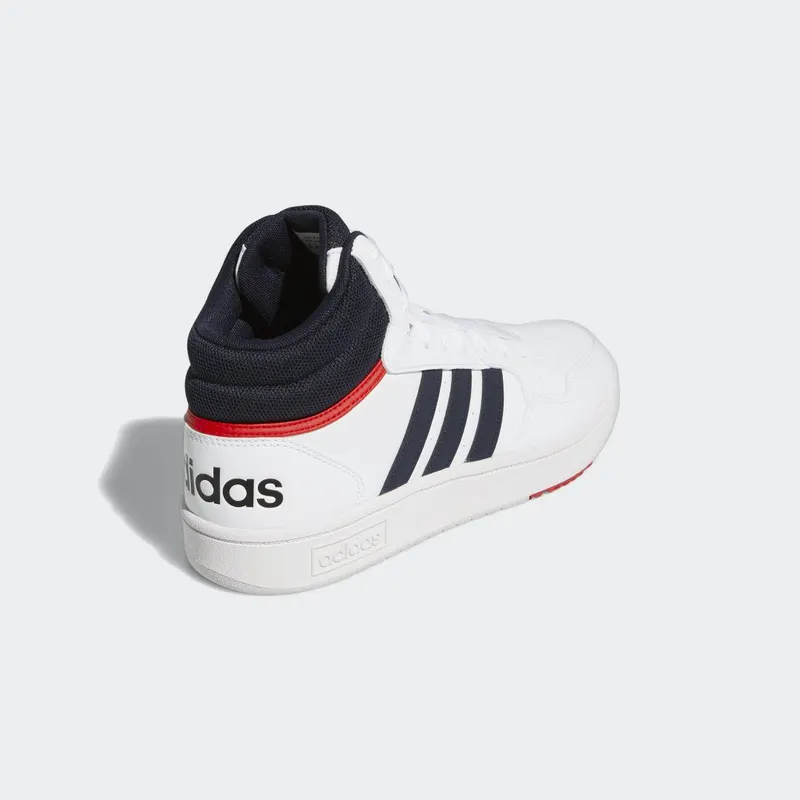 adidas Hoops 3.0 Mid Classic Vintage Cloud White / Legend Ink / Vivid Red (GY5543)