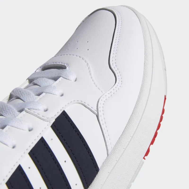 adidas Hoops 3.0 Mid Classic Vintage Cloud White / Legend Ink / Vivid Red (GY5543)