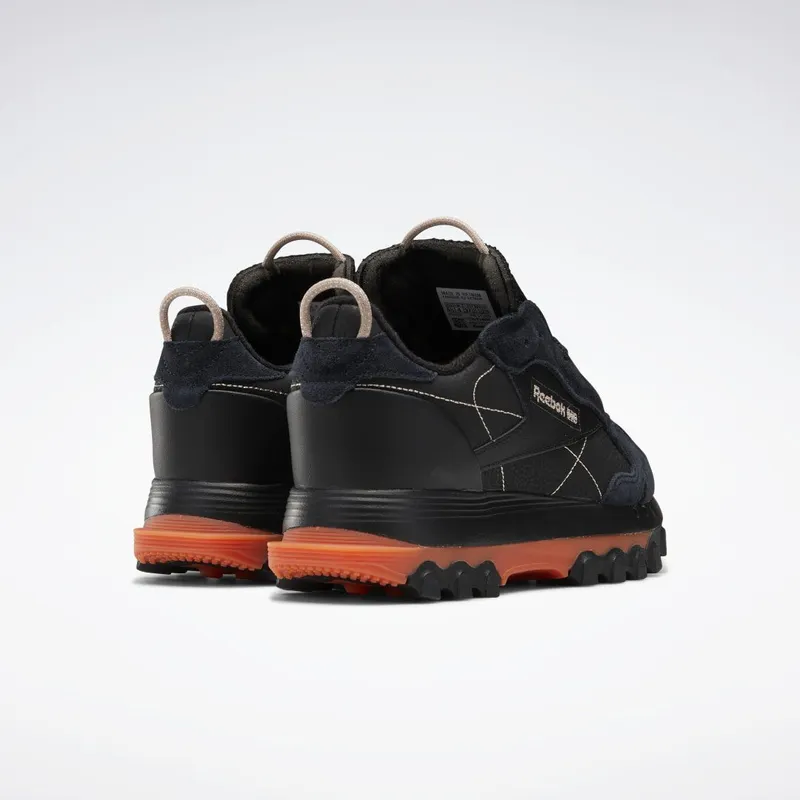 Reebok Cardi B Classic Leather Schoenen Core Black / Fiery Orange / Champagne