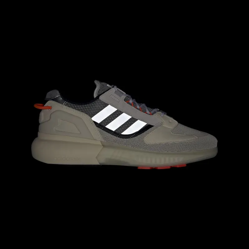 adidas ZX 5K Boost Lerna Silver Metallic / Cream White / Solar Red (GY5993)