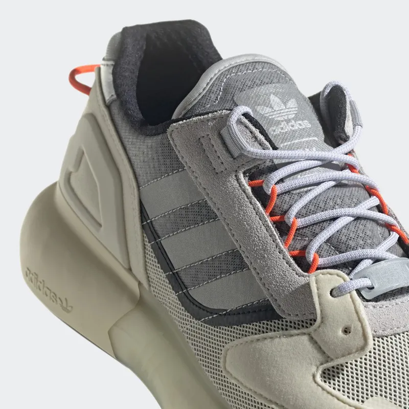 adidas ZX 5K Boost Lerna Silver Metallic / Cream White / Solar Red (GY5993)
