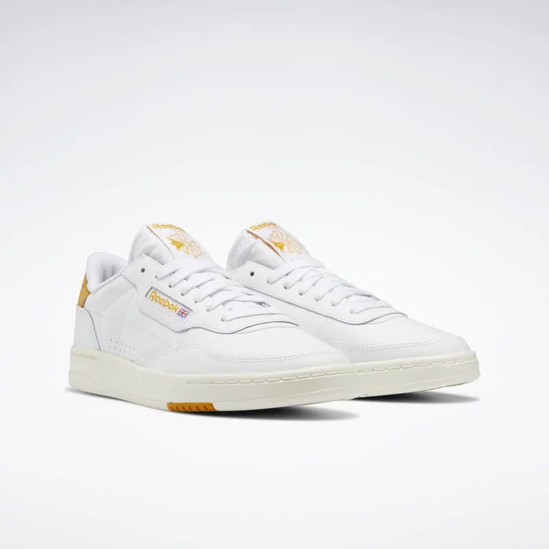 Reebok Court Peak Schoenen Cloud White / Chalk / Bright Ochre