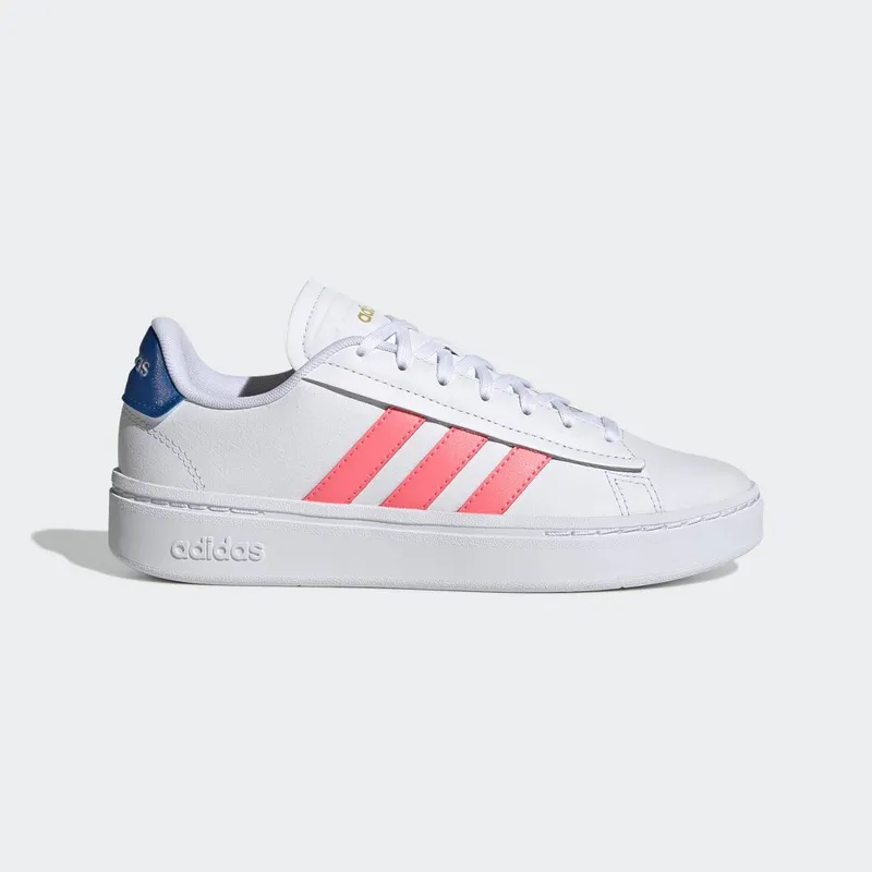 adidas Grand Court Alpha Cloud White / Acid Red / Blue Rush Met (GY8030)