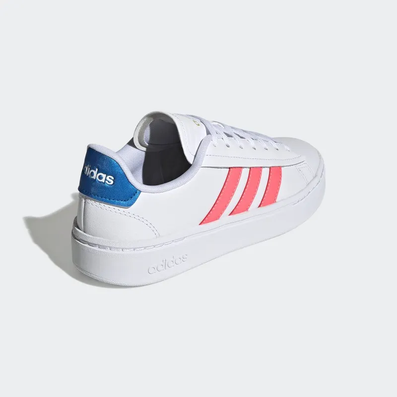 adidas Grand Court Alpha Cloud White / Acid Red / Blue Rush Met (GY8030)