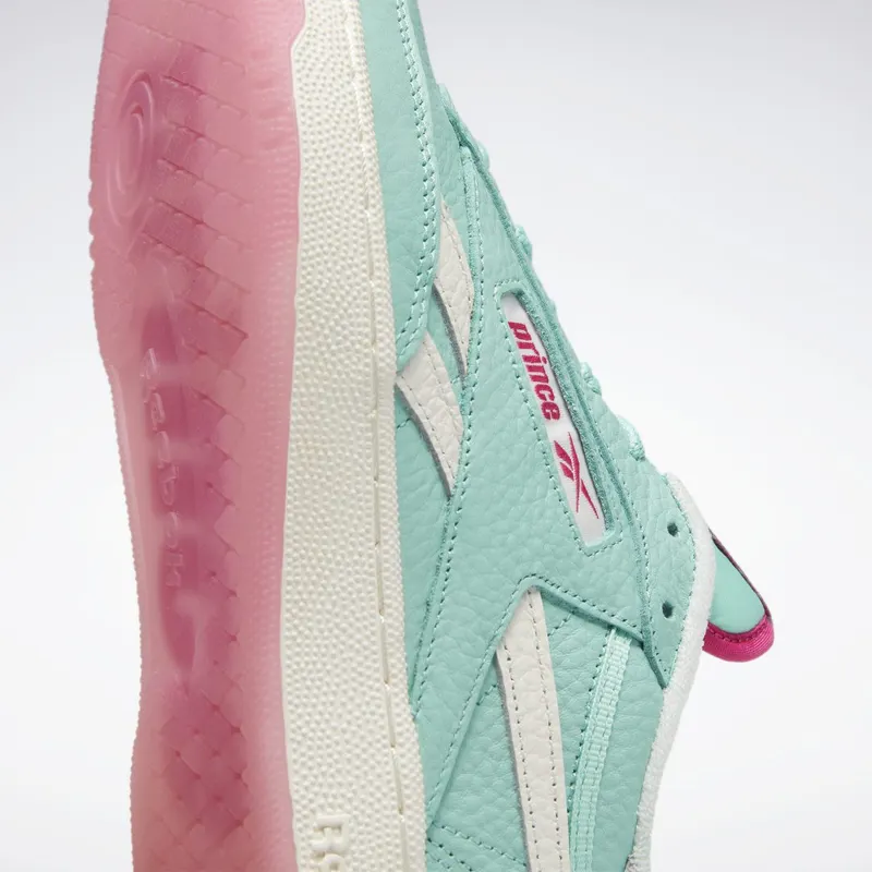 Reebok Prince Club C Revenge Schoenen Semi Pixel Mint / Chalk / Rose Rage