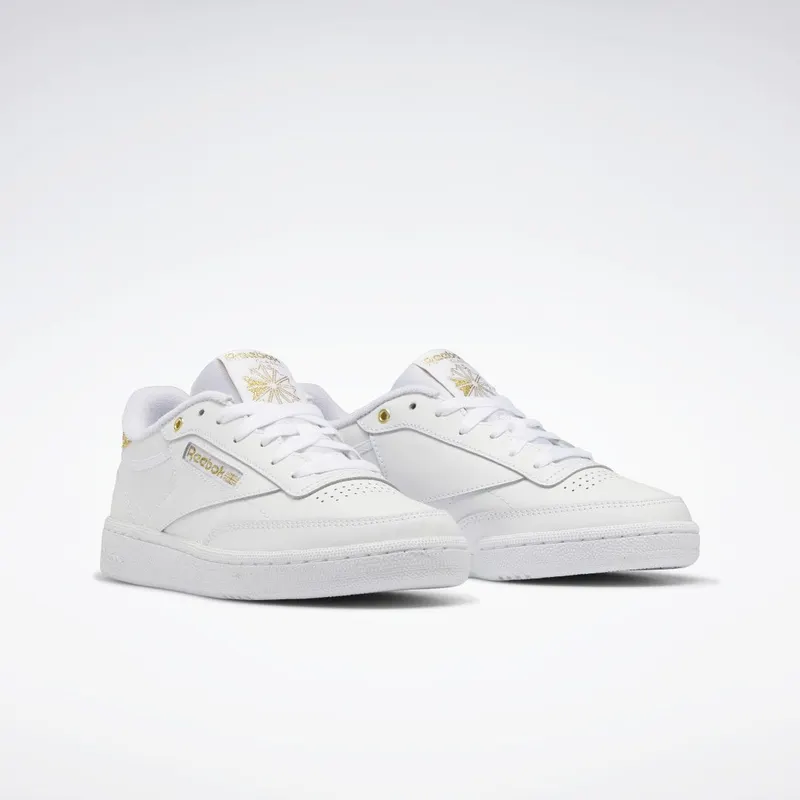 Reebok Club C 85 Schoenen Cloud White / Cloud White / Gold Metallic