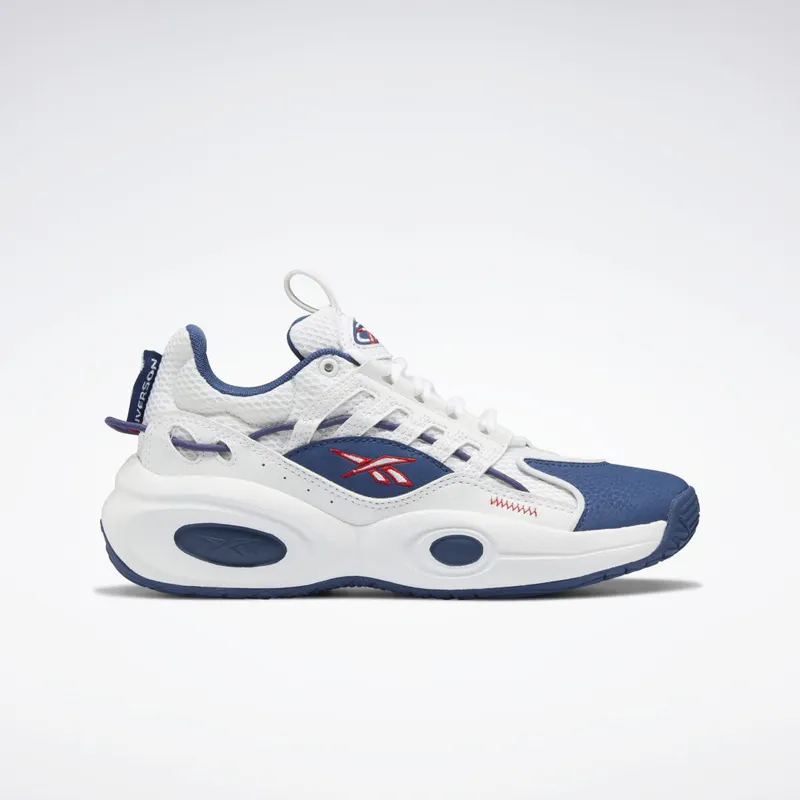 Reebok Solution Mid Schoenen Cloud White / Batik Blue / Vector Red