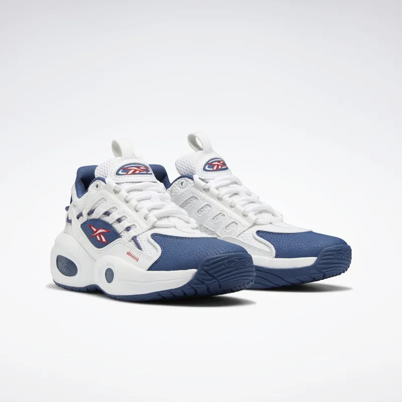 Reebok Solution Mid Schoenen Cloud White / Batik Blue / Vector Red