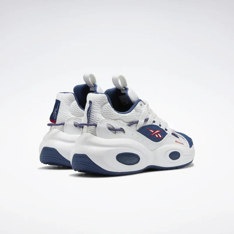 Reebok Solution Mid Schoenen Cloud White / Batik Blue / Vector Red