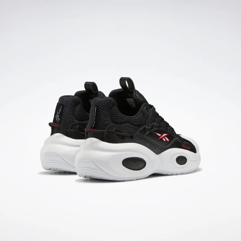 Reebok Solution Mid Schoenen Core Black / Cloud White / Vector Red