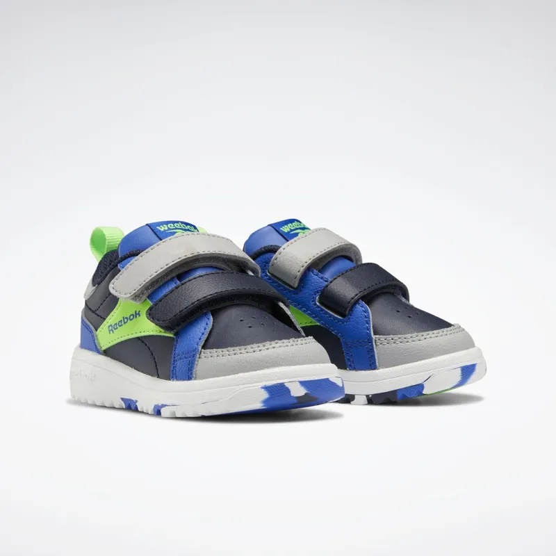 Reebok Clasp Low Schoenen Vector Navy / Court Blue / Solar Lime