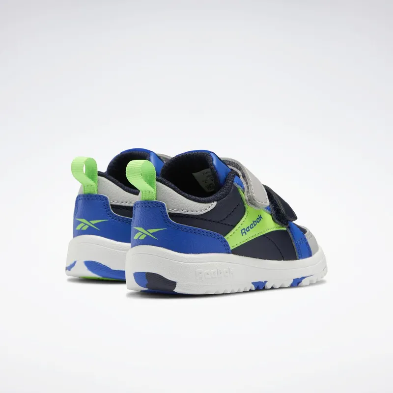 Reebok Clasp Low Schoenen Vector Navy / Court Blue / Solar Lime