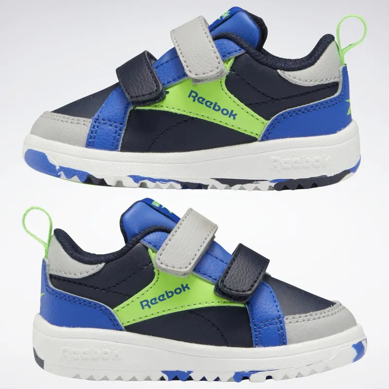 Reebok Clasp Low Schoenen Vector Navy / Court Blue / Solar Lime