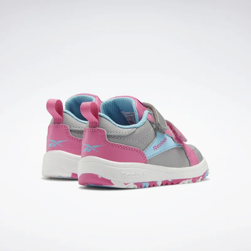 Reebok Clasp Low Schoenen Pure Grey 4 / Digital Blue / True Pink